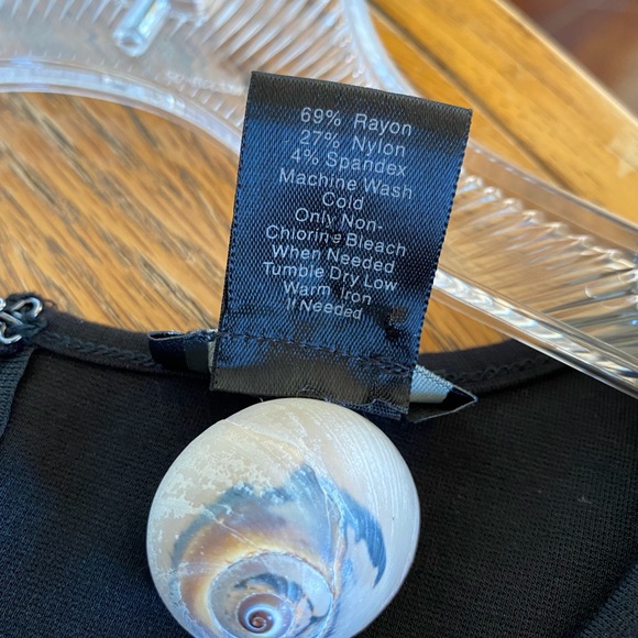 Ann Taylor Elbow-length Sleeve Dress Black Sz 0 - Picture 9 of 10